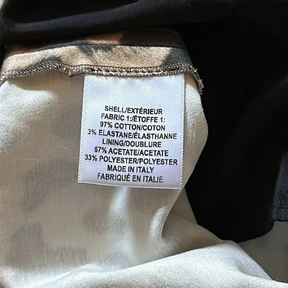 Altuzarra IT 40 US 4 cheetah pants slight flare inseam 32” great pre owned cond - Picture 10 of 10